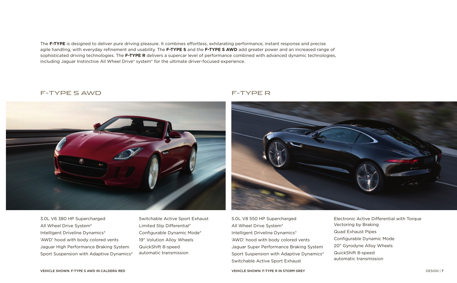 2016 Jaguar F-Type Brochure Page 91